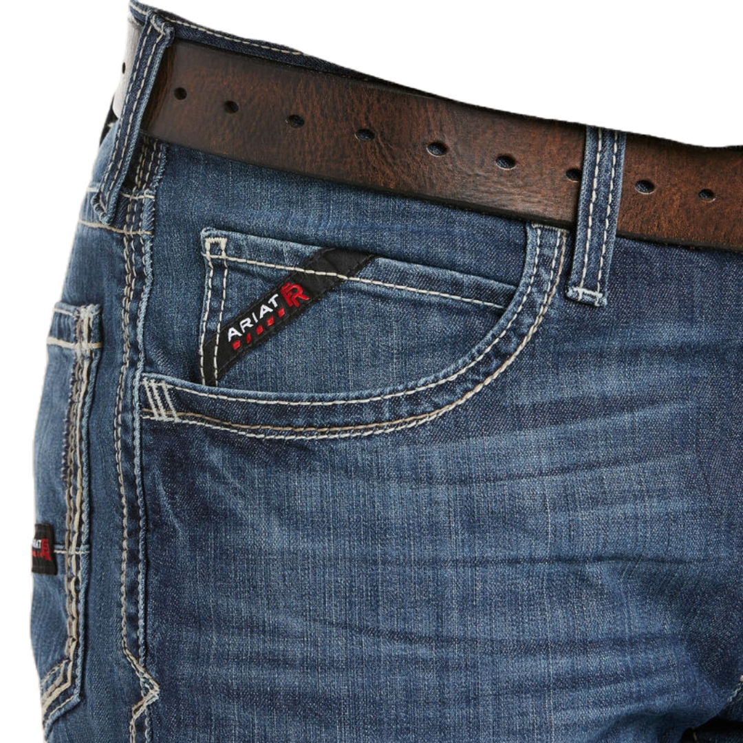 Ariat FR M4 Relaxed Stretch DuraLight Boundary Boot Cut Jean from GME Supply